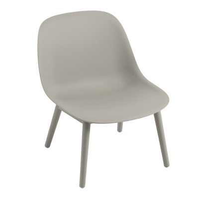 Fiber Fauteuil - Houten Onderstel