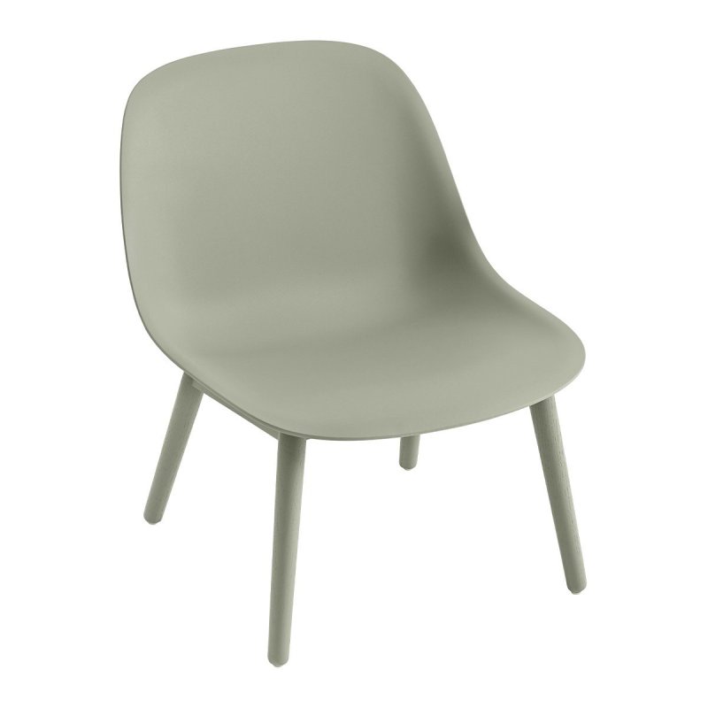 Fiber Fauteuil - Houten Onderstel