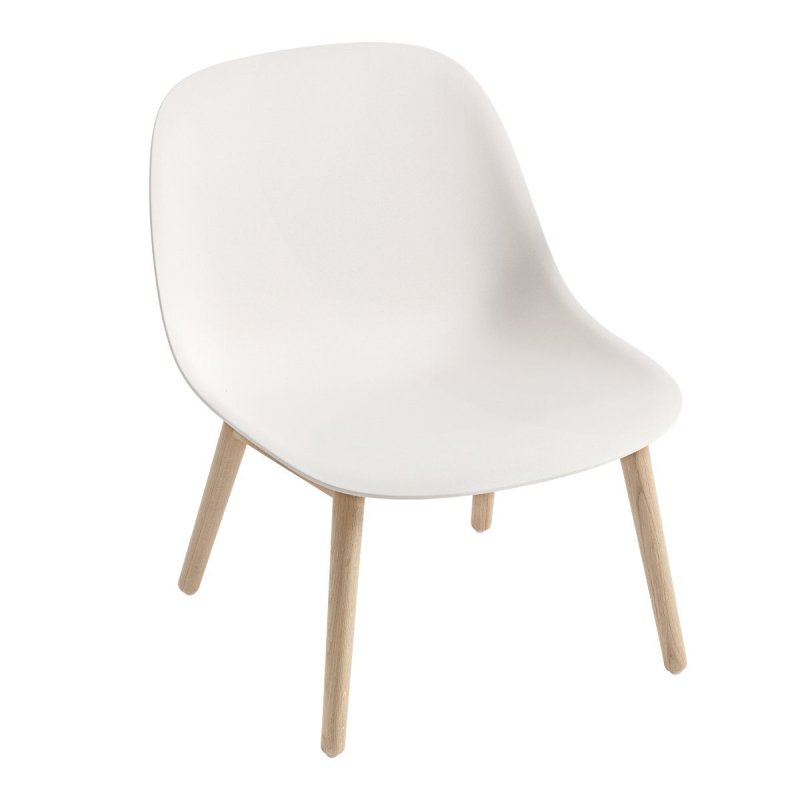 Fiber Fauteuil - Houten Onderstel