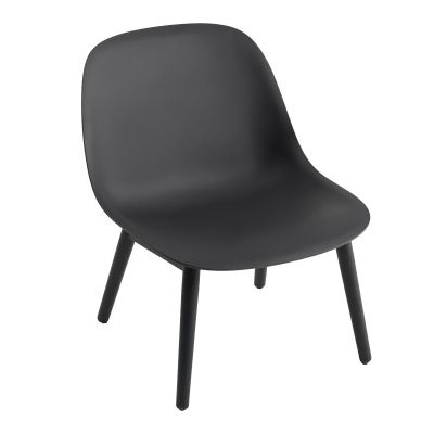 Fiber Fauteuil - Houten Onderstel