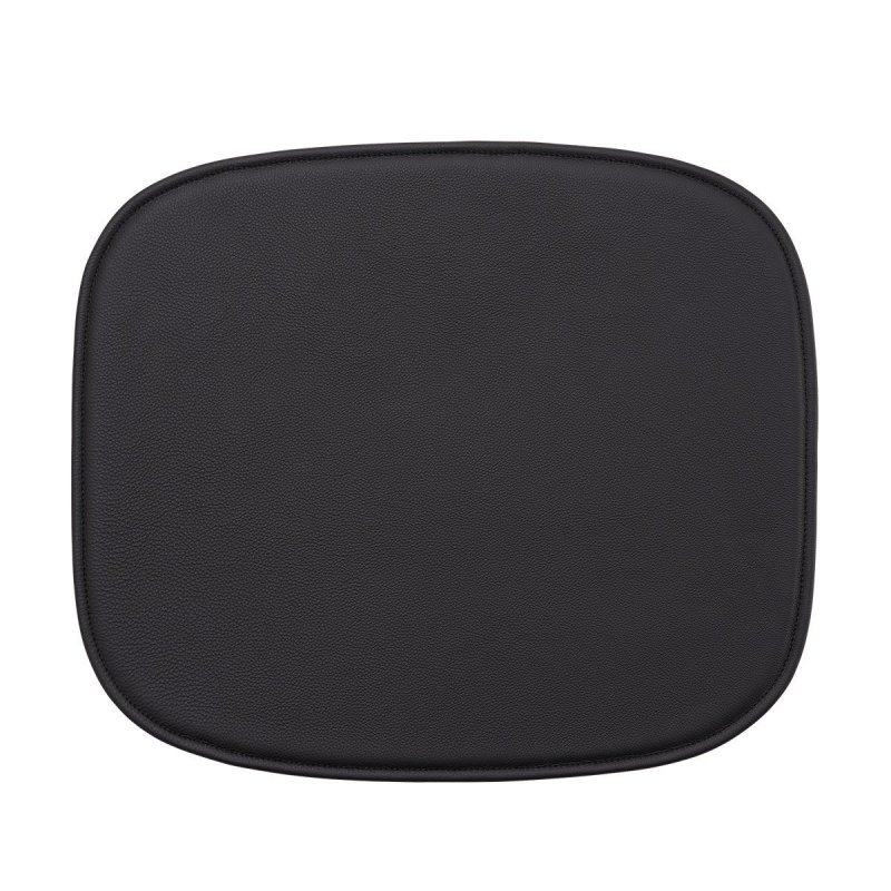 Fiber Fauteuil Zitkussen - Muuto Zwart Leder
