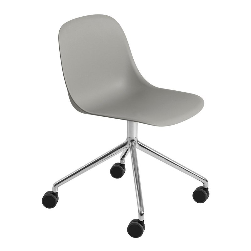 Fiber Side Chair - Muuto Grijs Kunststof