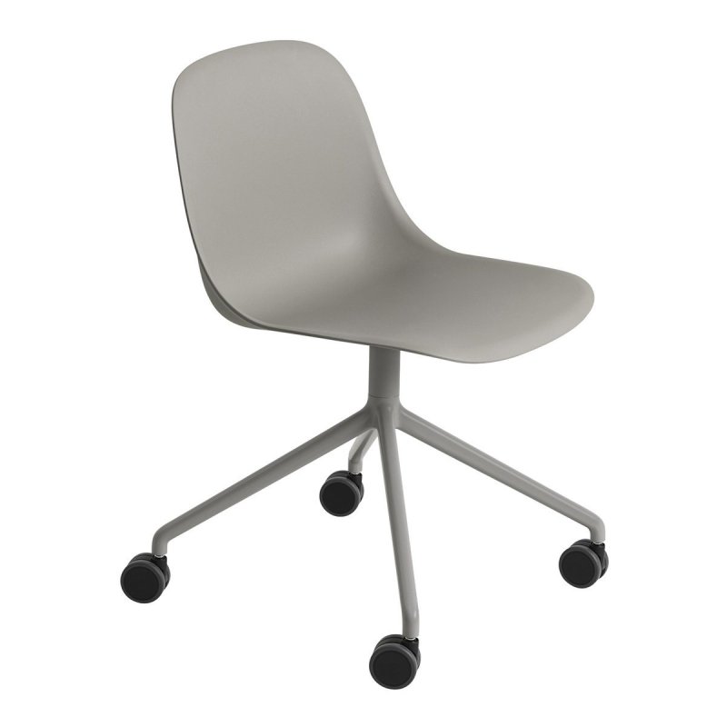 Fiber Side Chair - Muuto Grijs Kunststof