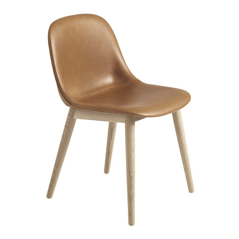 Fiber Side Chair Stoel Up - Houten Onderstel