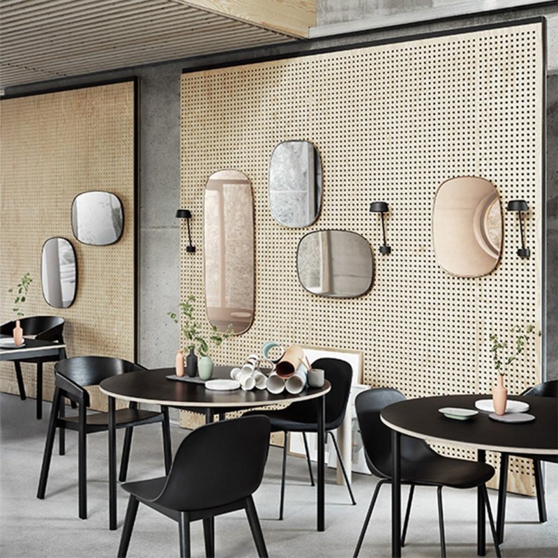 Fiber Side - Stalen Onderstel - Muuto Zwart Kunststof