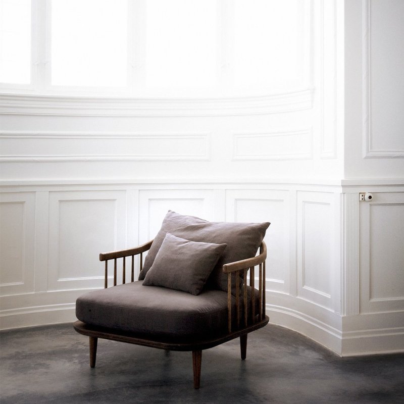Fly Chair SC1 - &Tradition Grijs Hout