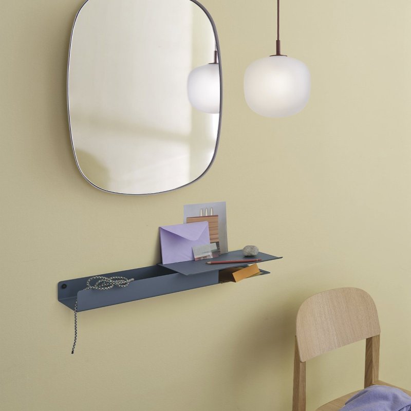 Folded - Blue Grey - Muuto Blauw Metaal