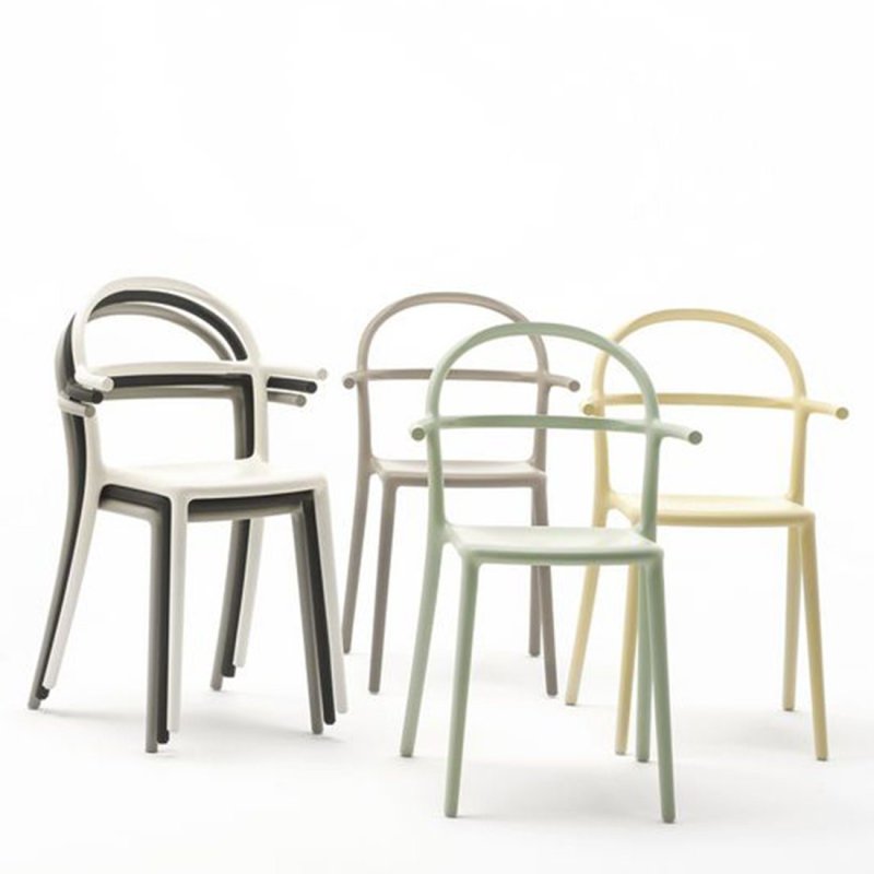 Generic C Stoel - Kartell Wit Kunststof