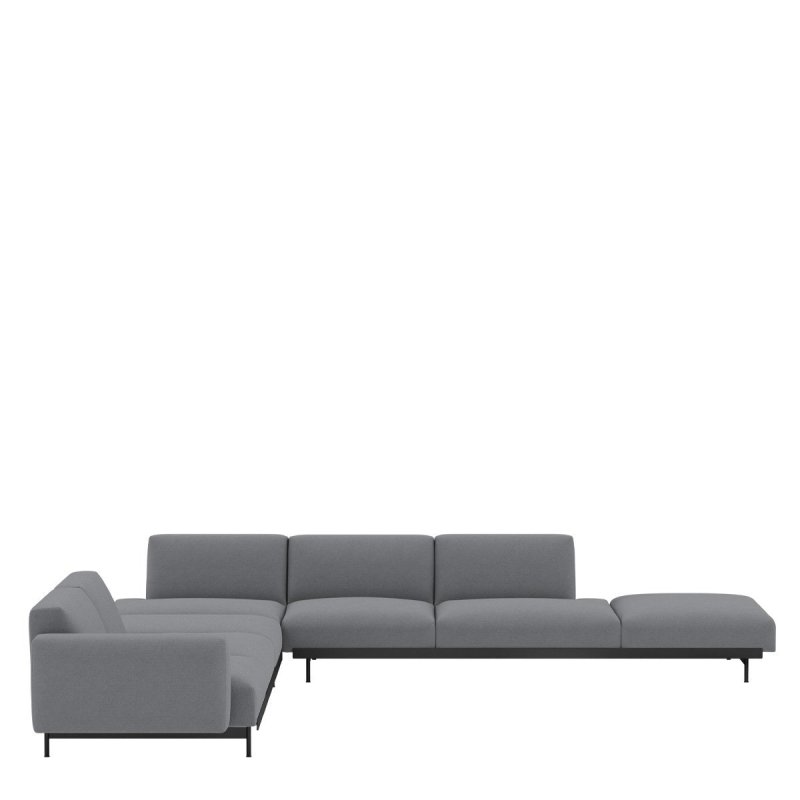 In Situ Hoekbank Links - b. 360 x d. 386 x h. 70 cm.
