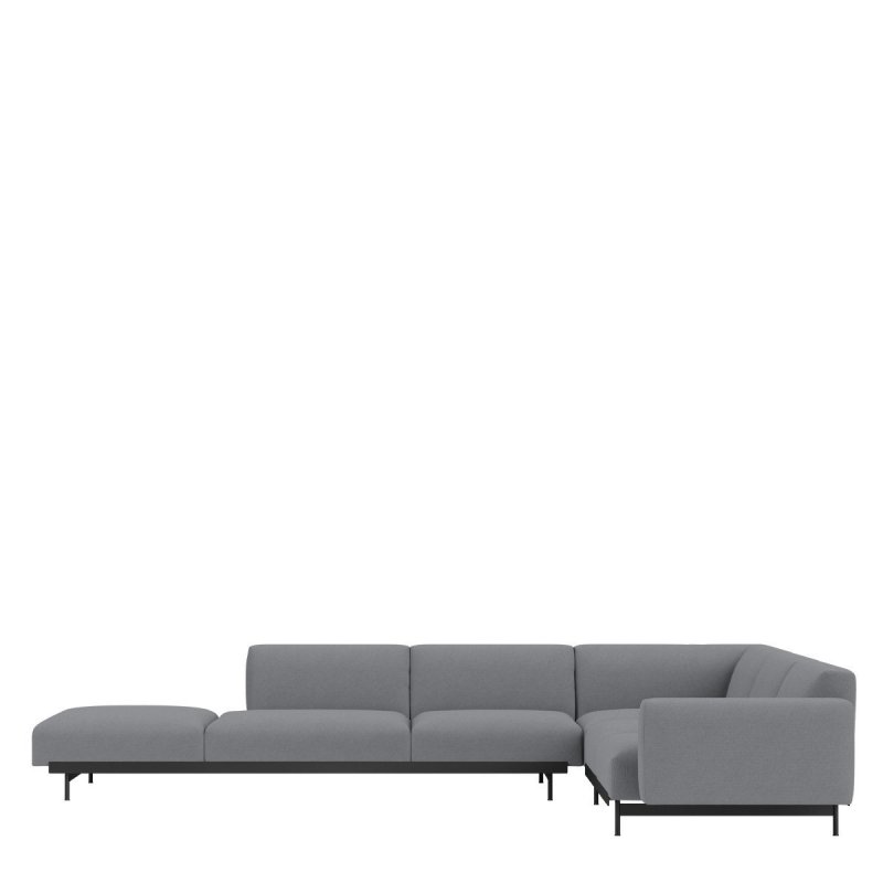 In Situ Hoekbank Rechts - b. 287 x d. 287 x h. 70 cm.