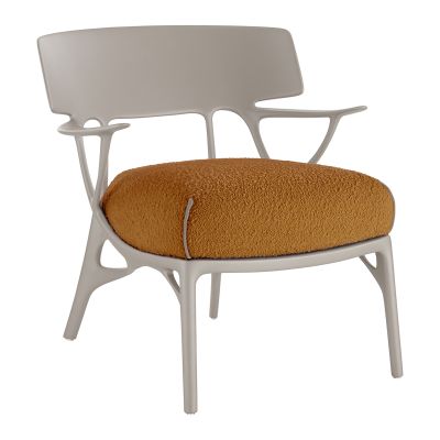 Kartell - A.I. Lounge Gray / Orange