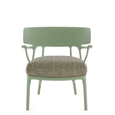 Kartell A.I. Lounge Green / Hazelnut