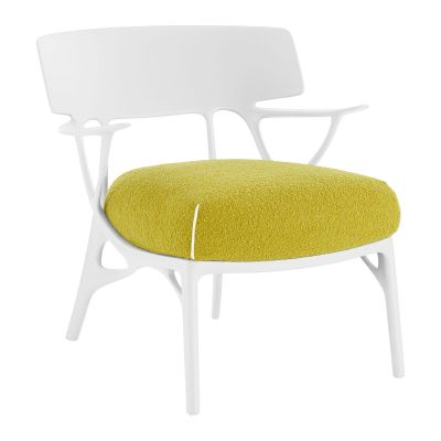 Kartell A.I. Lounge White / Yellow