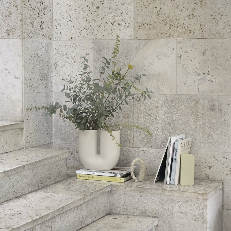 Kink Vaas - Sand - Muuto Creme Steen
