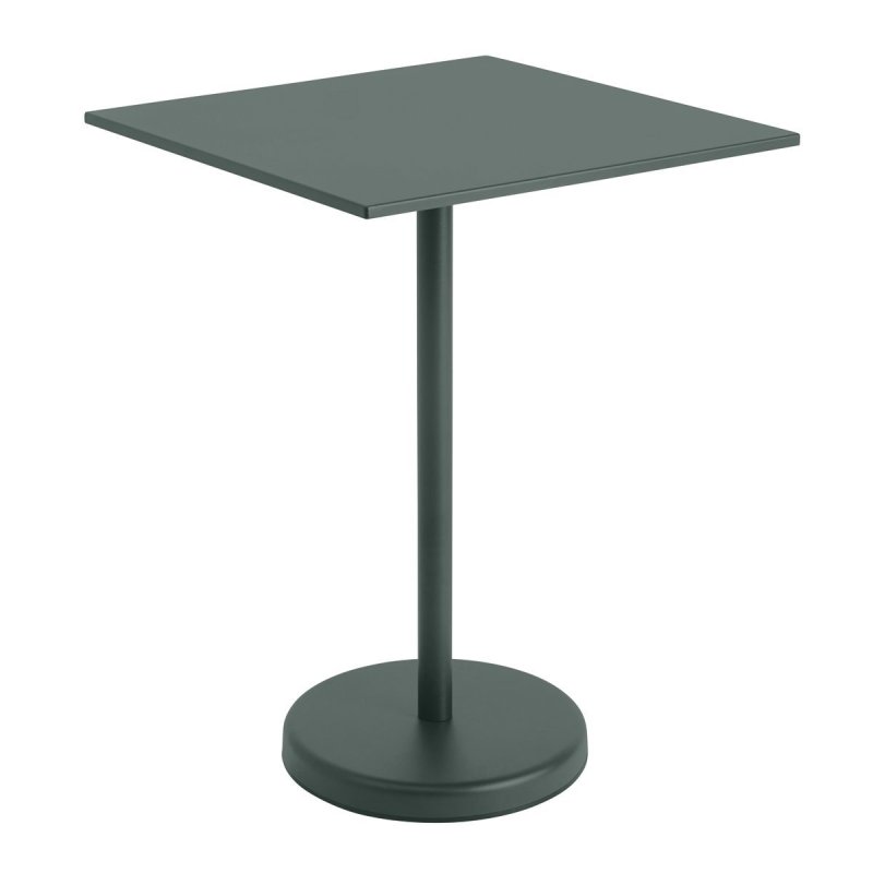 Linear Steel Bartafel Vierkant - Muuto Groen Metaal