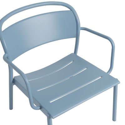Linear Steel Loungestoel