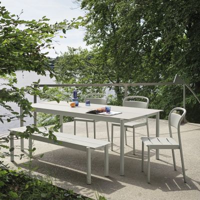 Linear Steel Stoel