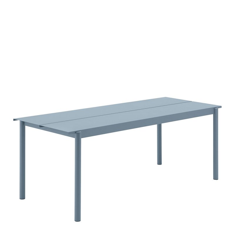 Linear Steel Tafel - Muuto Grijs Metaal