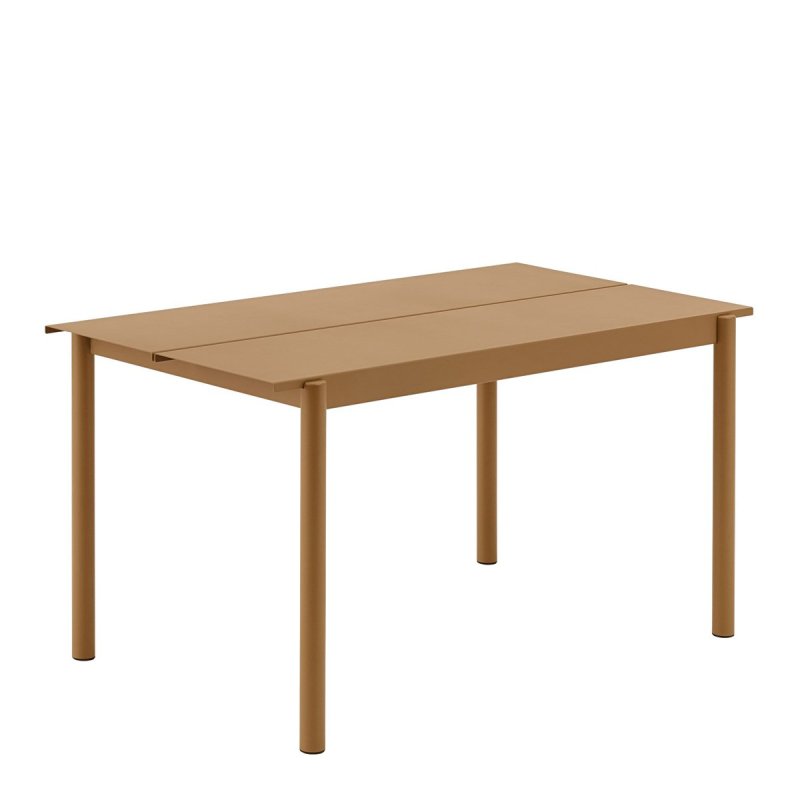 Linear Steel Tafel - Muuto Oranje Metaal