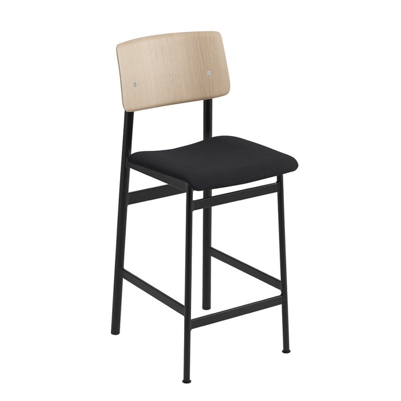 Loft Gestoffeerd - 65 cm. - Muuto Zwart Stof