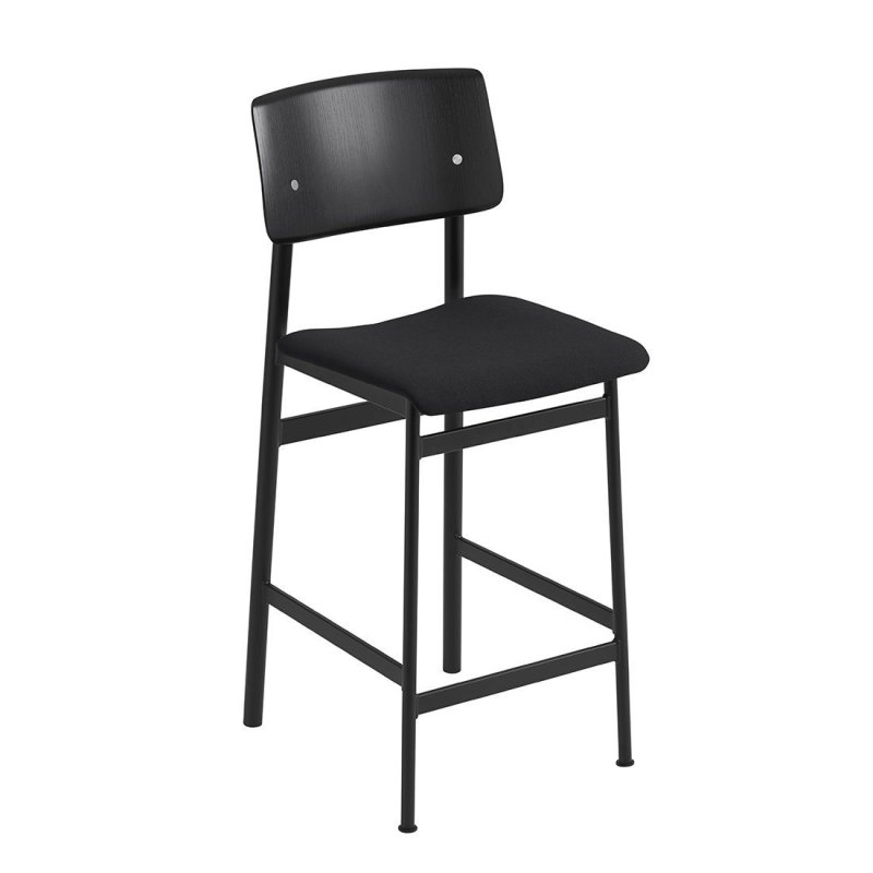 Loft Gestoffeerd - 65 cm. - Muuto Zwart Stof
