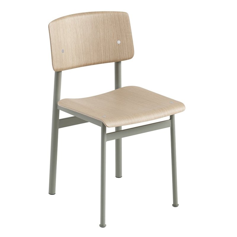 Loft Stoel - Muuto Groen Hout