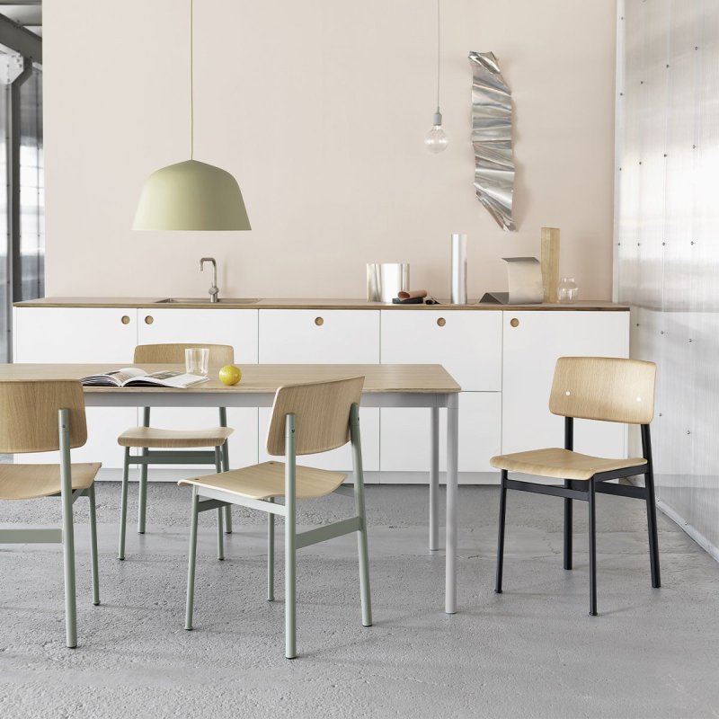 Loft Stoel - Muuto Zwart Hout