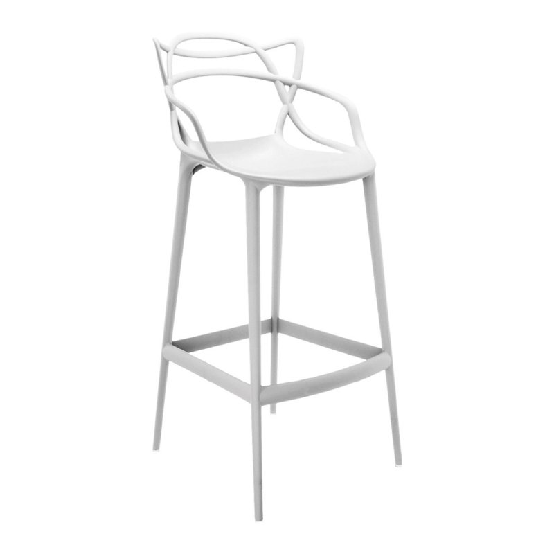 Masters Barkruk - Wit - Kartell Wit Kunststof