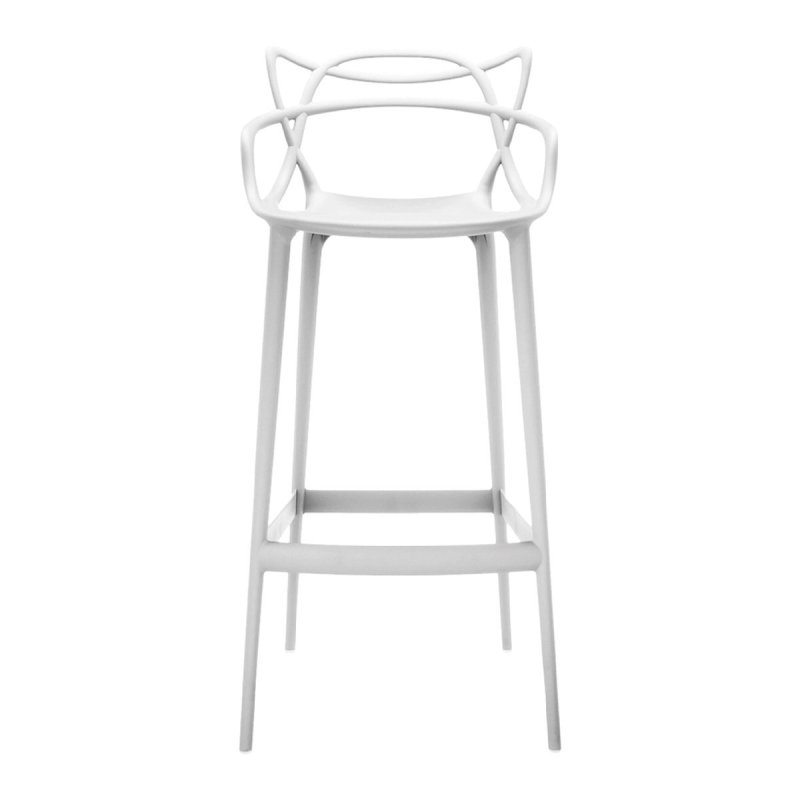Masters Barkruk - Wit - Kartell Wit Kunststof
