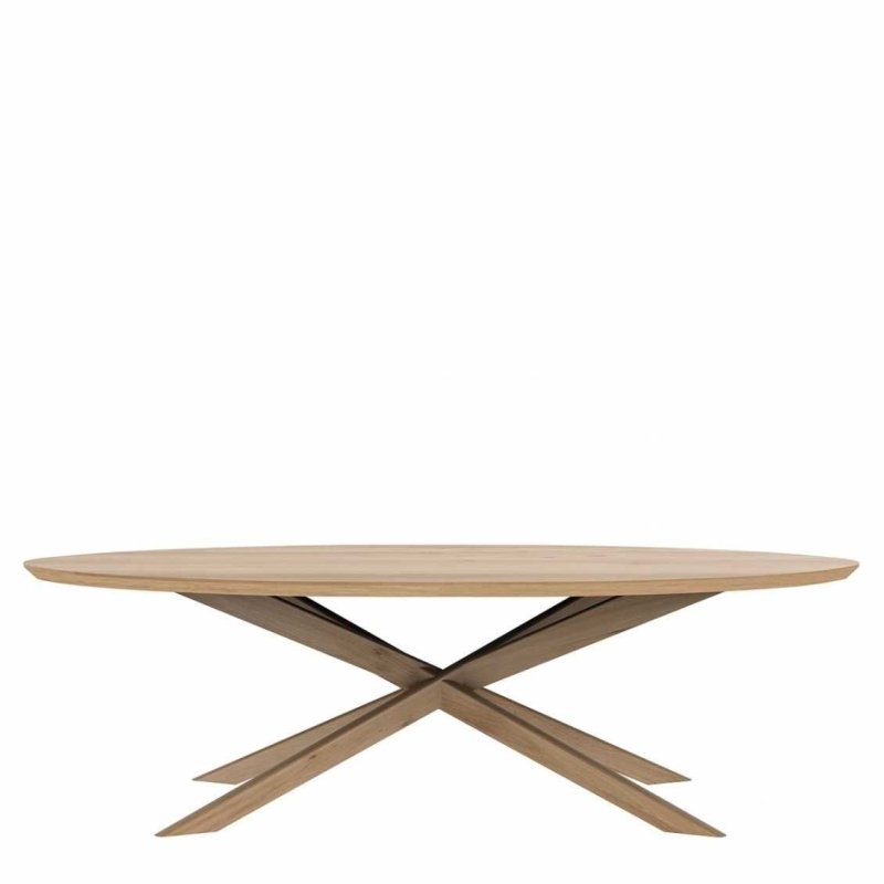 Mikado Salontafel Rond - Ethnicraft Bruin Hout