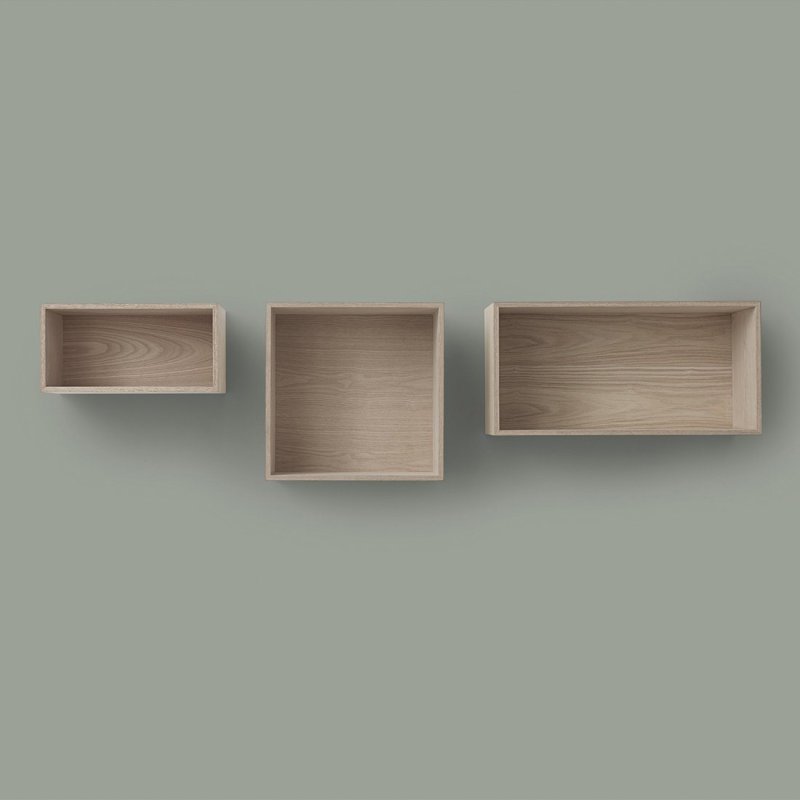 Mini Stacked 2.0 - Muuto Bruin Hout
