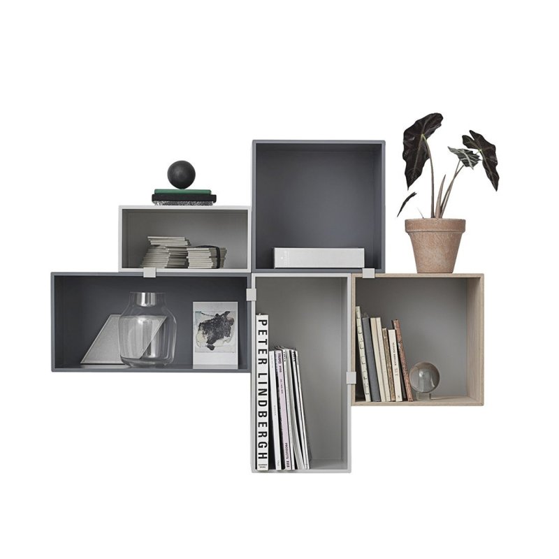 Mini Stacked 2.0 - Muuto Grijs Hout