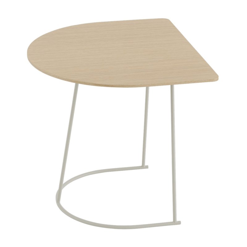 Muuto - Airy Bijzettafel Oak Veneer / Off-White