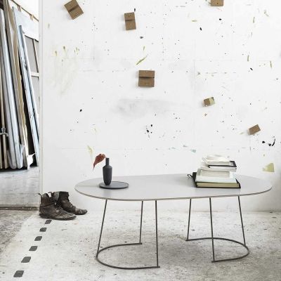 Muuto - Airy Salontafel Large Zwart / Zwart