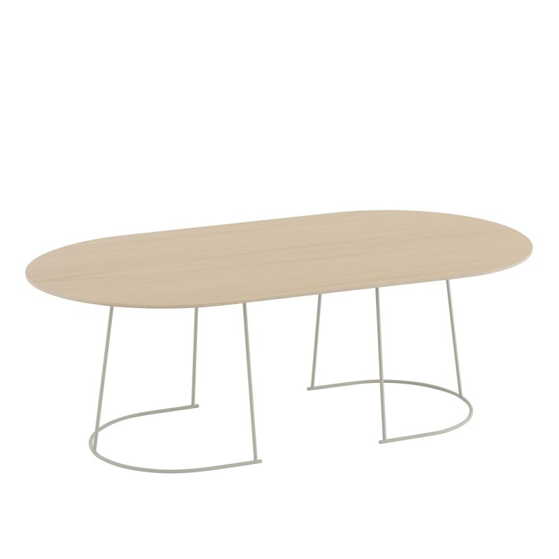 Muuto - Airy Salontafel Medium Oak Veneer / Off-White