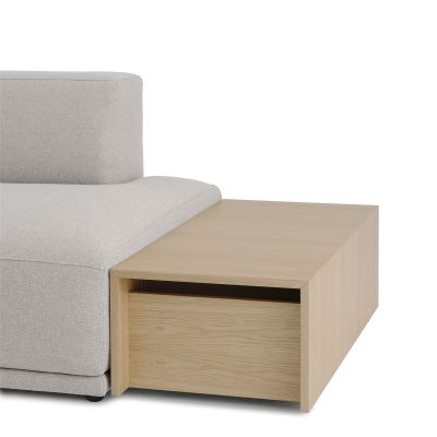 Muuto - Connect Modular Sofa Tafel - Muuto Bruin
