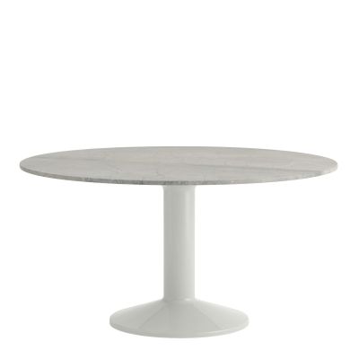 Muuto - Midst Eettafel Grey Marble Grey Ø 140 cm.