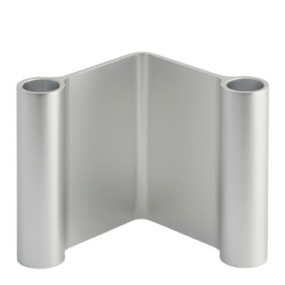 Muuto - Pair Kandelaar Aluminium 11cm. - Muuto Zilver