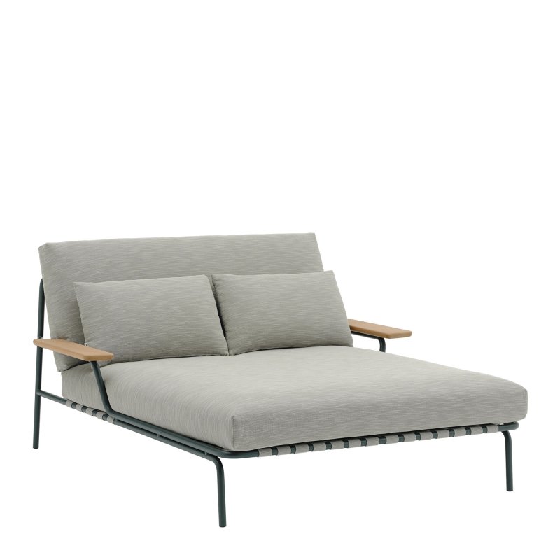Muuto - Settle Loungebed Ribbed Weave 2 / Dark Green
