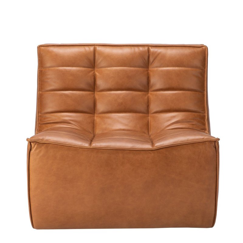 N701 Fauteuil - Ethnicraft Bruin Leder