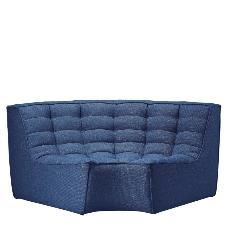 N701 Hoekelement - Ethnicraft Blauw Stof
