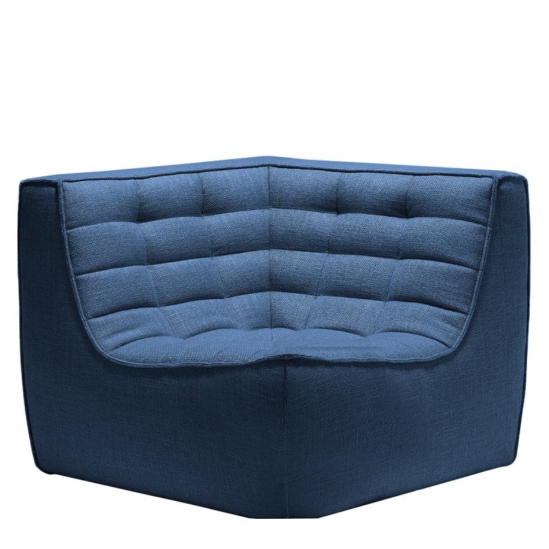 N701 Hoekelement - Ethnicraft Blauw Stof