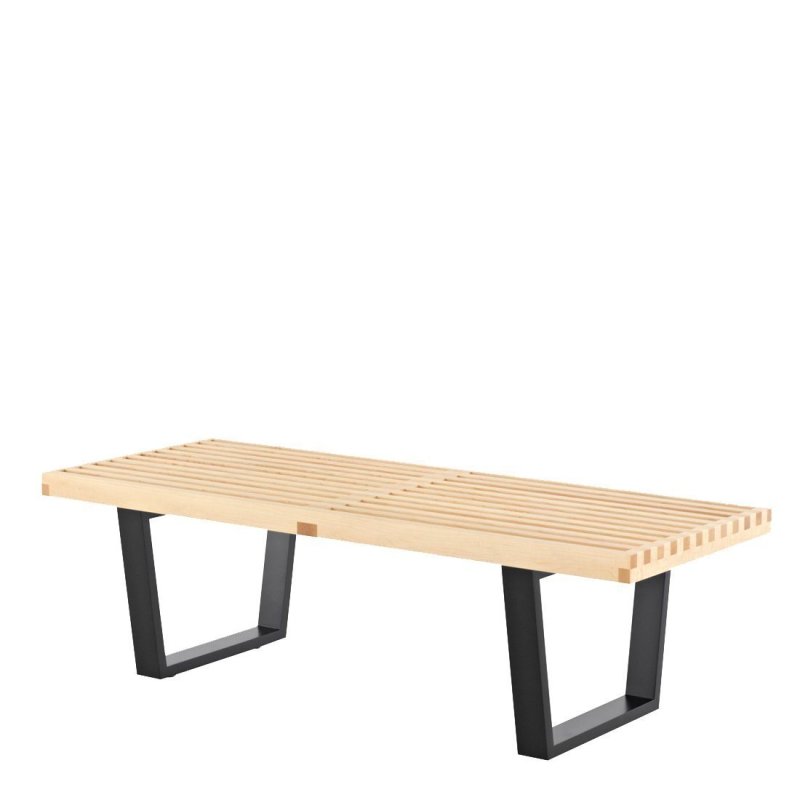 Nelson Bench Bank - Vitra Bruin Hout