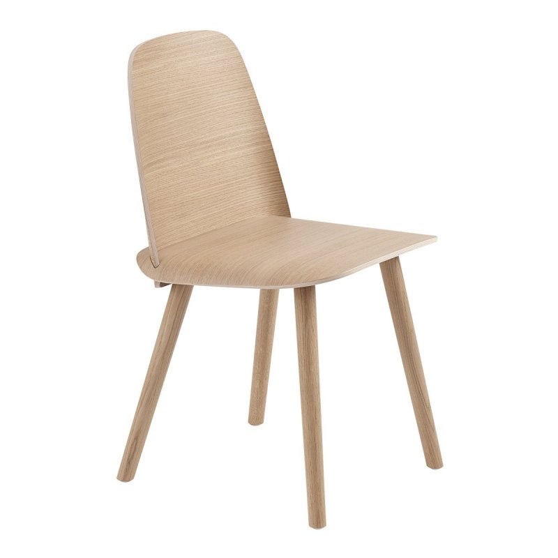 Nerd Stoel - Eiken - Muuto Bruin Hout