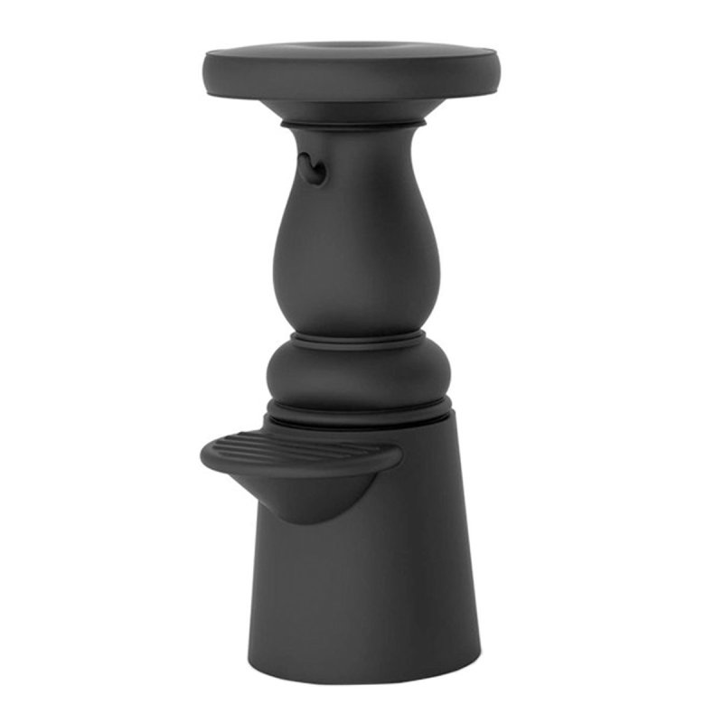 New Antiques Low Kruk - Zwart - Moooi Zwart Kunststof