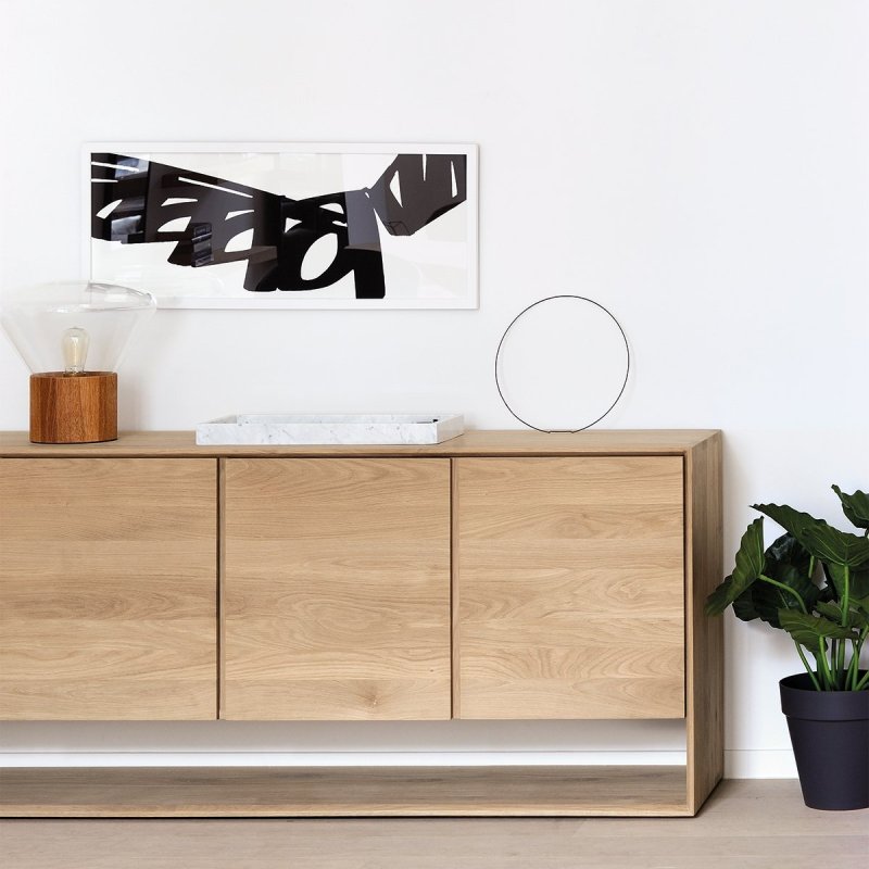 Nordic Dressoir - Ethnicraft Bruin Hout