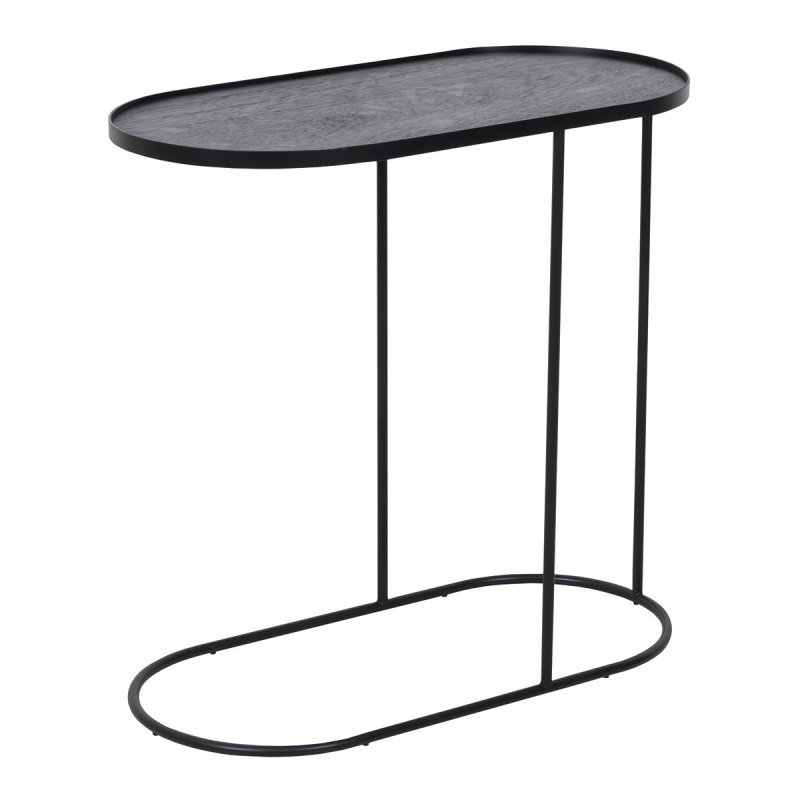 Oblong Tray Bijzettafel - Ethnicraft Zwart Metaal