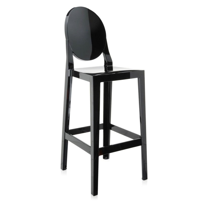 One More Hoog - Kartell Zwart Kunststof