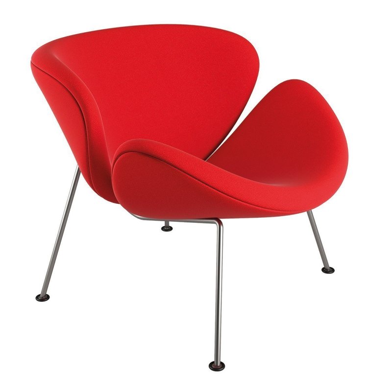 Orange Slice Fauteuil - Artifort Rood Stof