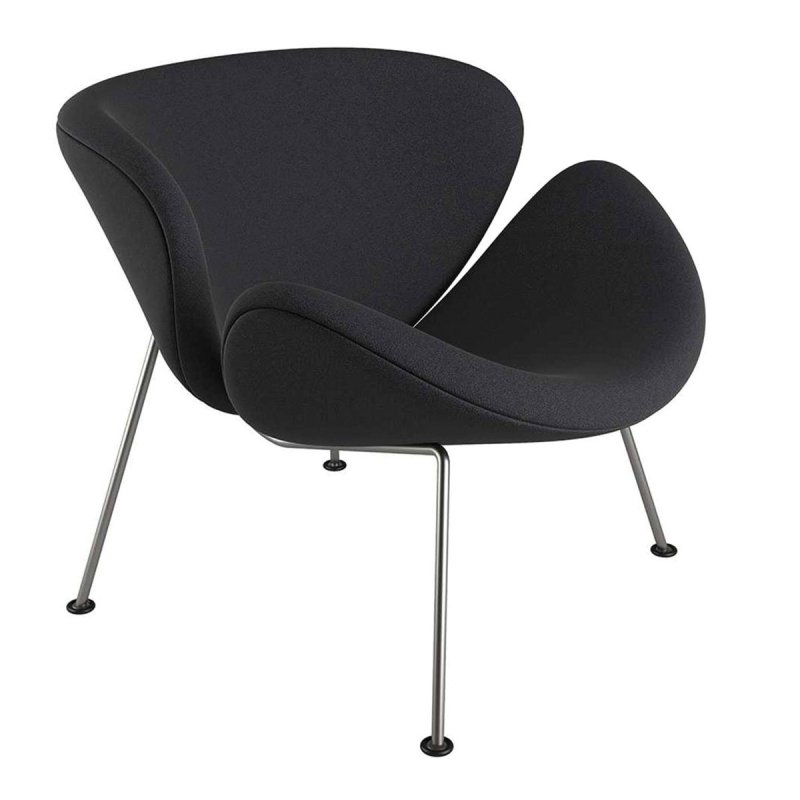 Orange Slice Fauteuil - Artifort Zwart Stof